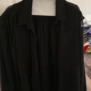 Free People button down blouse